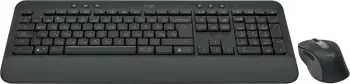 Tastierë me maus Logitech MK650 FOR BUSINESS, wireless, full-size, QWERTZ, e zezë