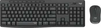 Set tastierë dhe maus Logitech MK295 Silent Wireless Combo, i zi