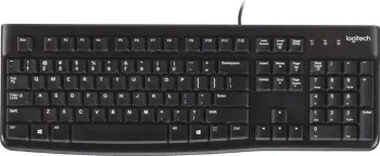 Tastierë Logitech K120, full-size, me kabllo, USB, e zezë