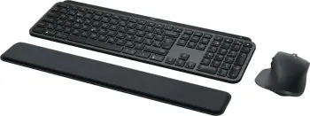 Komplet maus dhe tastierë Logitech 920-010928, Wireless, RF Wireless + Bluetooth, QWERTZ, LED, Graphite
