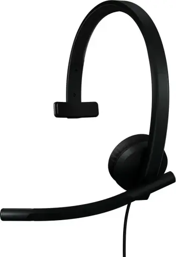 Kufje Logitech H570e, Wired, Office/Call center, 89 g, E zezë