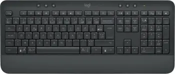 Tastierë me maus Logitech Signature MK650 Combo, wireless, Bluetooth, membrane, AZERTY, graphite