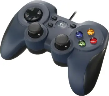 Gamepad Logitech G F310, PC, me kabllo, USB 2.0, ngjyrë zezë/blu