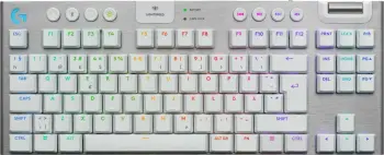 Kasë tastierë Logitech G915 X LIGHTSPEED TKL, mekanike, RGB, wireless, Nordic, e bardhë