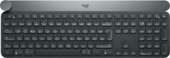 Tastierë Logitech Craft Advanced, QWERTZ DE, wireless, dial kreativ, backlight, e zezë-gri