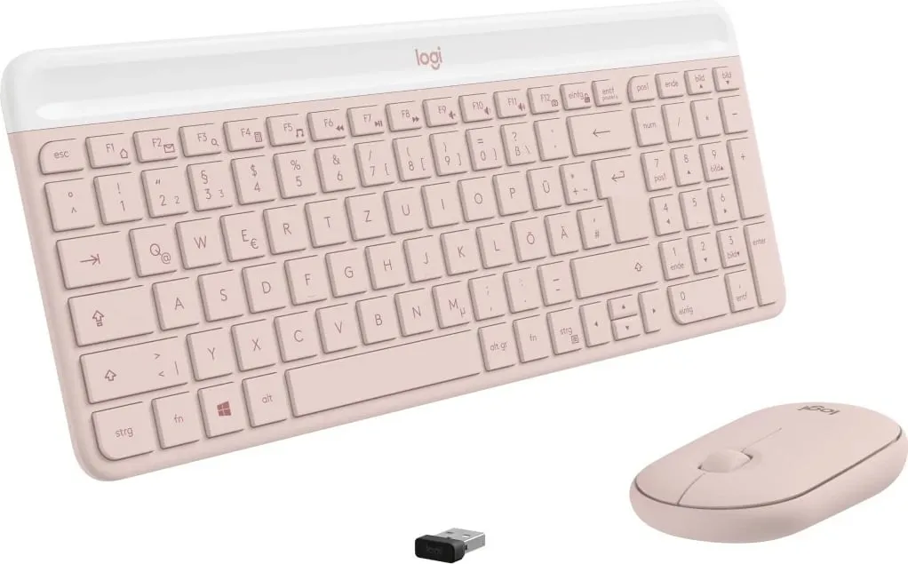 Tastierë me maus wireless Logitech MK470 Slim Combo, QWERTZ, rozë - 3