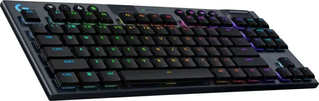 Tastierë gaming Logitech G915 X LIGHTSPEED TKL wireless, RGB, e zezë - 2