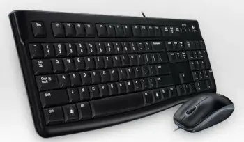 Set tastierë dhe maus Logitech MK120, USB, QWERTY, E zezë