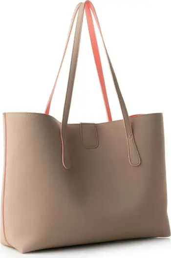 Çantë tote Lucky Bees, ngjyrë mink, 1238 Znc