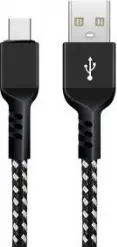 Kabllo Maclean USB-A - USB-C, 1m, e zezë