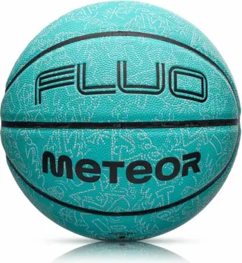 Top basketbolli Meteor Fluo për të gjithë, jeshil