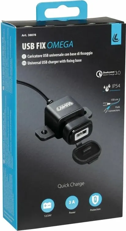Mbushes Usb+ Fiksues Kabllo 12/24v - 6