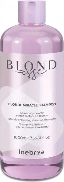Shampo për flokë Inebrya Blond Esse Miracle, 1000 ml - 1