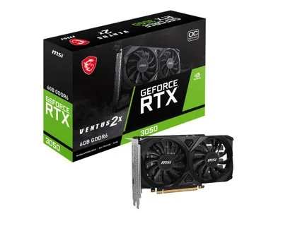 Kartelë grafike MSI GeForce RTX 3050 Ventus 2X OC 6GB GDDR6 - 1