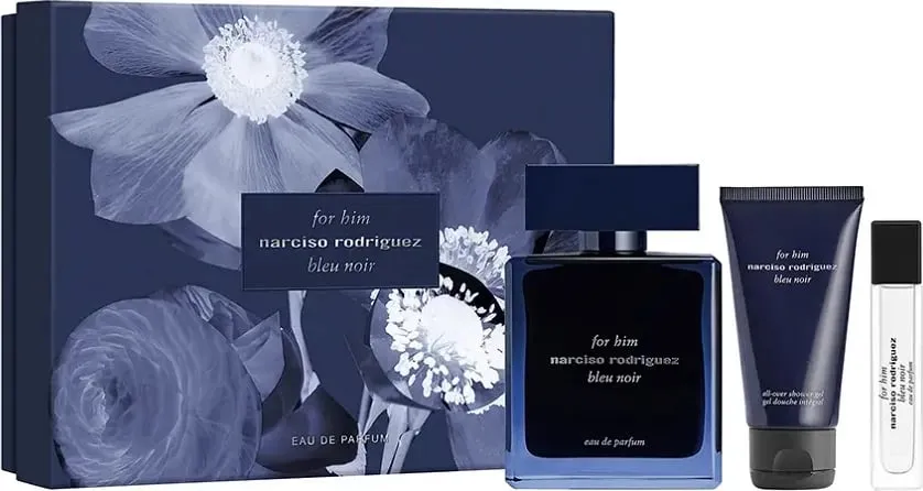 Set Eau de Parfum për meshkuj Narciso Rodriguez For Him Bleu Noir, 100ml + 10ml + 50ml - 1