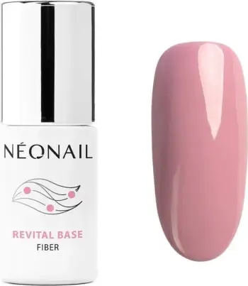 Bazë hibride për thonj për femra NeoNail Revital Base Fiber Warm Cover 7.2ml