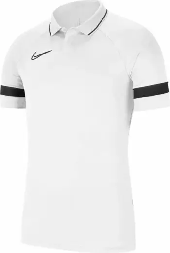 Fanellë polo për fëmijë Nike, e bardhë