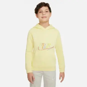 Hanorak Nike Sportswear DX5087 706, për juniorë, me kapuç, i verdhë