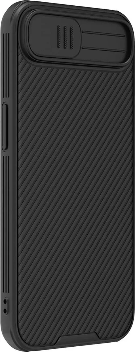 Mbështjellës Nillkin CamShield Pro për iPhone 16e, i zi - 1