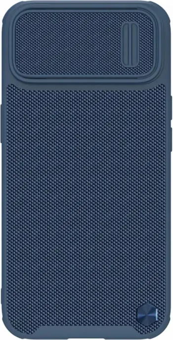 Mbështjellës Nillkin Textured S Case për iPhone 14, me kapak kamere, kaltër