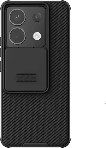 Futrollë telefoni Nillkin CamShield Pro për Xiaomi Redmi Note 13 Pro 5G dhe Poco X6 5G, mbrojtëse e fortë, e zezë
