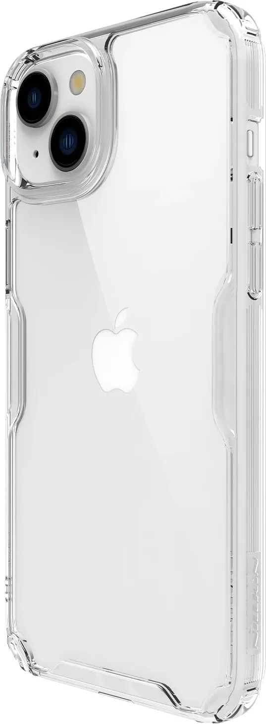 Mbështjellës Nillkin Nature Pro për iPhone 15, Transparent, i bardhë - 4