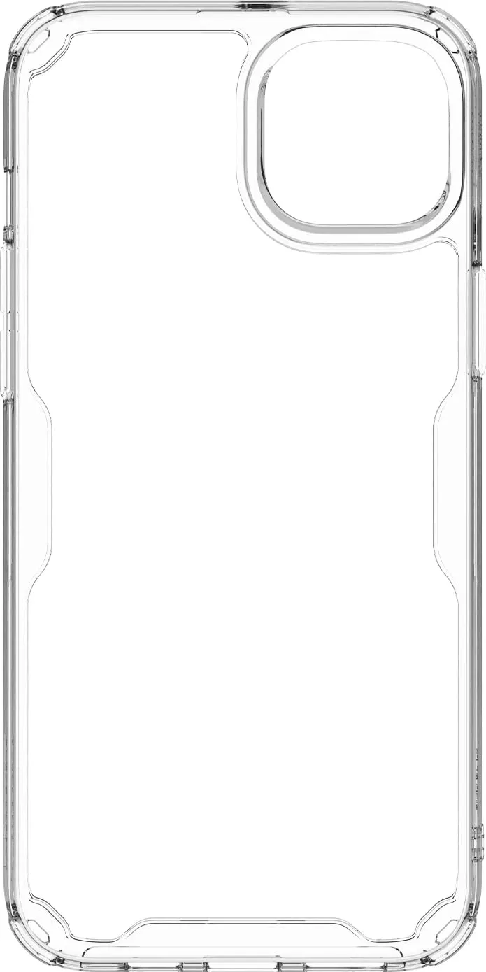Mbështjellës Nillkin Nature Pro për iPhone 15, Transparent, i bardhë - 6