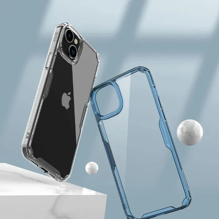 Mbështjellës Nillkin Nature Pro për iPhone 15, Transparent, i bardhë - 7