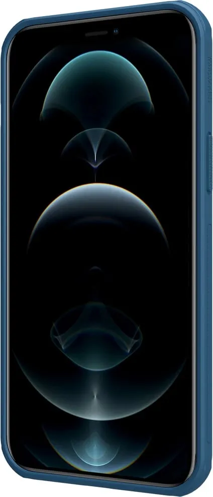 Mbështjellës Nillkin Super Frosted Shield Pro për iPhone 13 Pro Max, Blu - 4