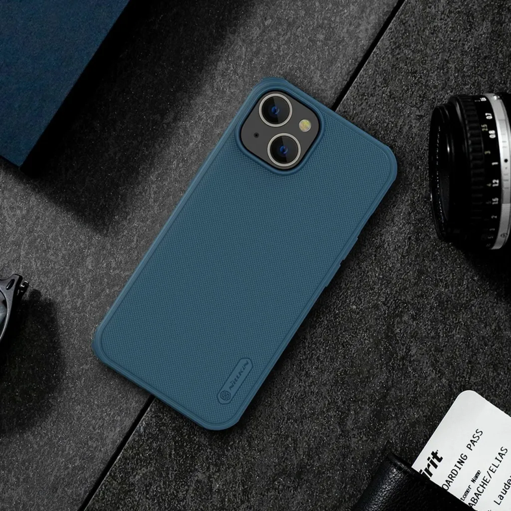 Mbështjellës Nillkin Super Frosted Shield Pro për iPhone 14 Plus, Blu - 13