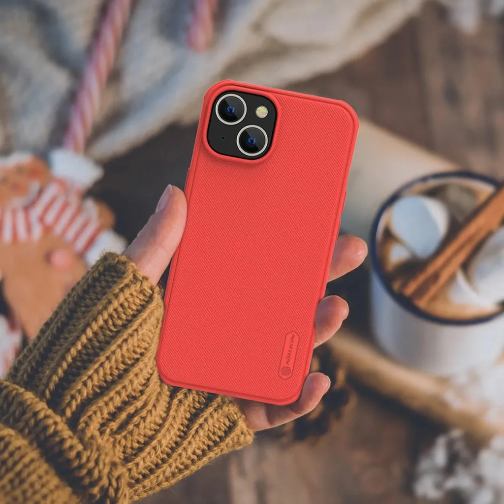 Mbështjellës Nillkin Super Frosted Shield Pro për iPhone 14 Plus, Blu - 17
