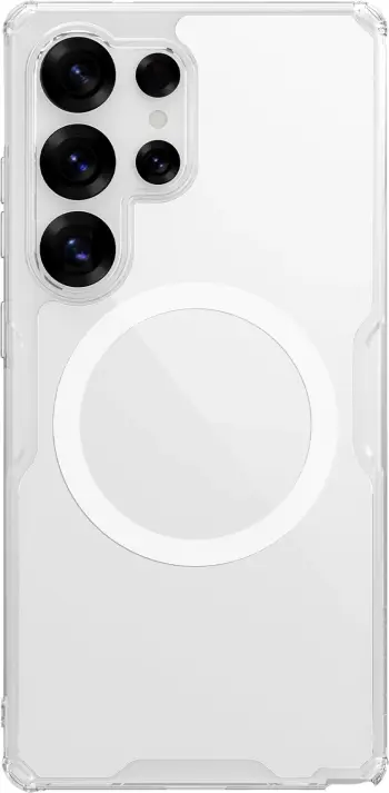 Mbështjellës Nillkin Nature TPU Pro Magnetic me MagSafe për Samsung Galaxy S25 Ultra, Bardhë