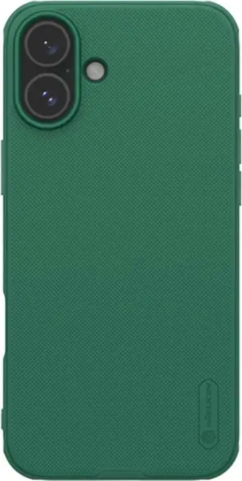 Mbështjellës Nillkin Super Frosted Shield Pro për iPhone 16, i gjelbër