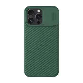 Mbështjellës Nillkin CamShield Pro për iPhone 16 Pro Max, i gjelbër