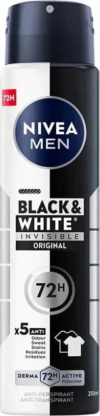 Sprej deodorant për meshkuj Nivea, 250 ml