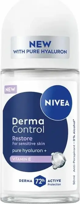 Deodorant roll-on për femra Nivea Deo Derma Control Restore, 50ml