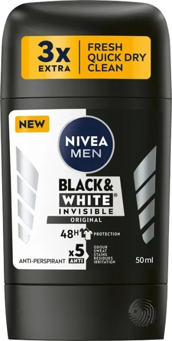 Deodorant stik Nivea MEN Black &amp; White Original, antiperspirant, 50ml