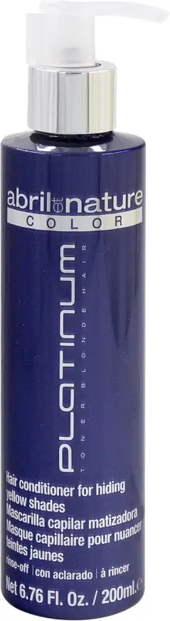 Kondicioner për flokë për femra abril et nature Color Platinum Toner Blonde Hair Conditioner, 200ml