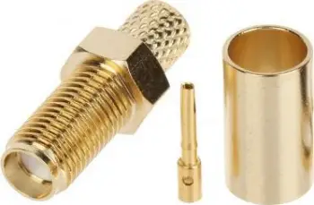 Lidhje për antenë Crimp SMA-G / ZAC.H-155, e artë