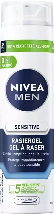 Xhel rroje Nivea Sensitive, 200 ml, për lëkurë të ndjeshme