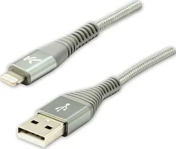 Kabllo USB Logo USB A në Lightning, 1 m, e bardhë