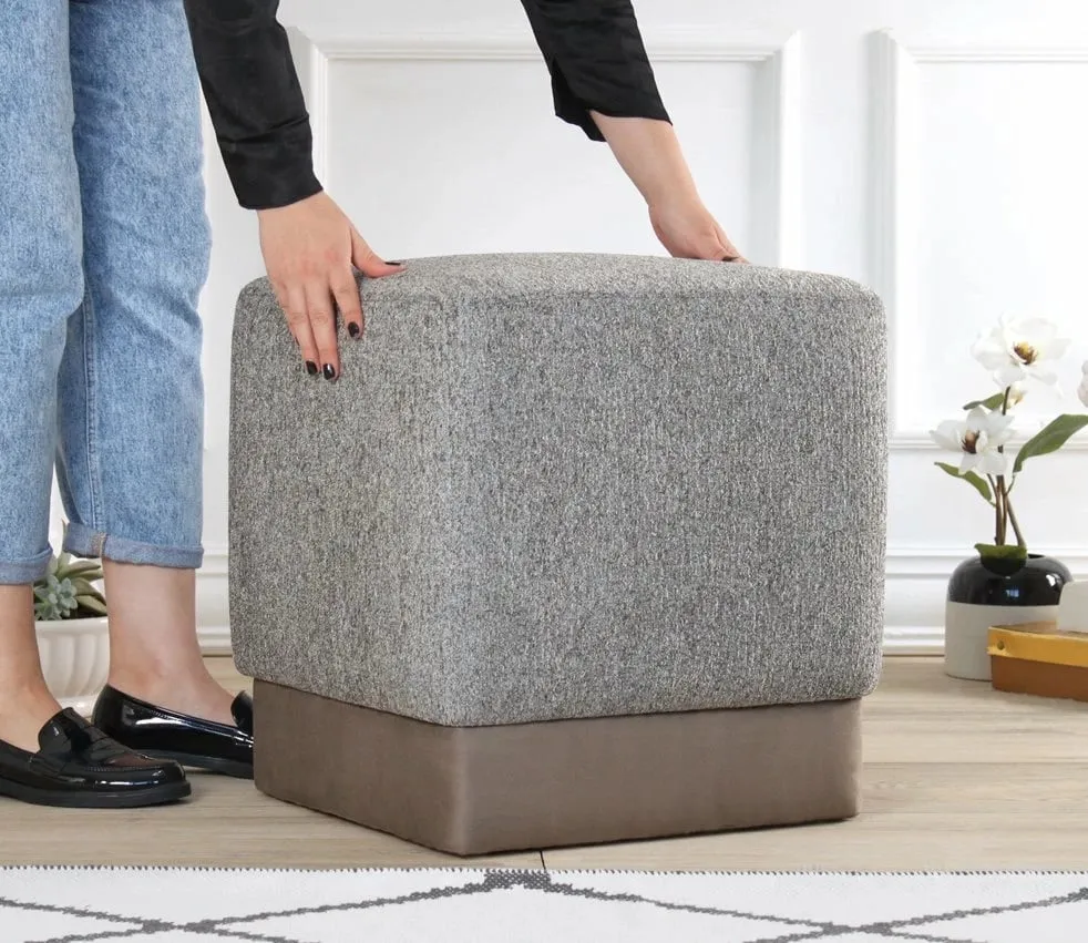 Puf Atelier del Sofa, Borgot, ngjyrë mink - 2