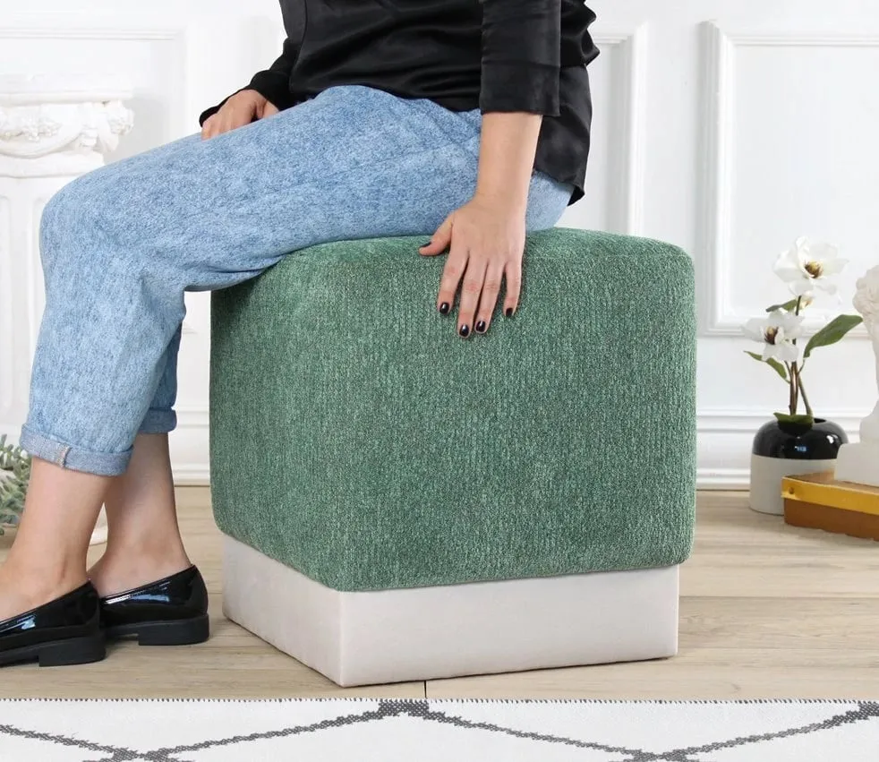 Puf Atelier del Sofa, Borgot, ngjyrë e gjelbër - 3