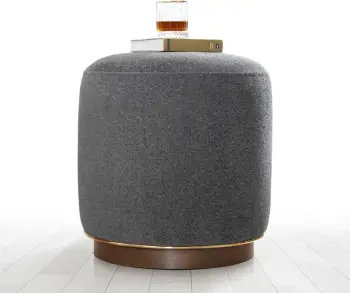 Puf modern, ngjyrë gri, Atelier del Sofa, Zeone