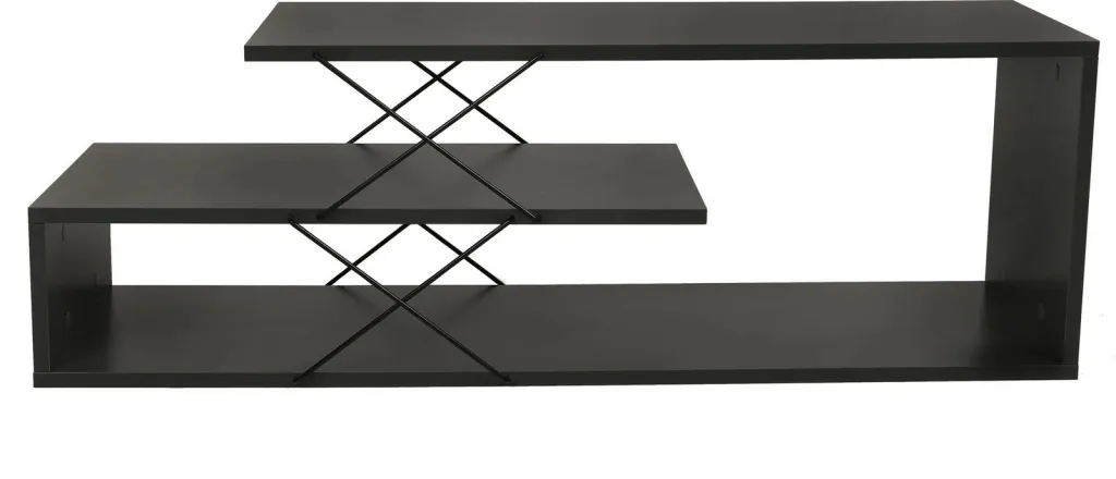 Komodë TV Hanah Home, Zigzag, ngjyrë antracit - 5