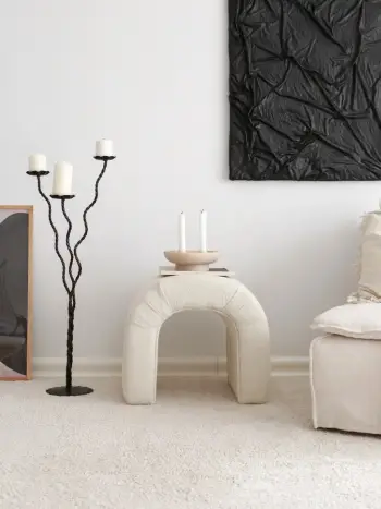 Puf Atelier del Sofa, teddy krem