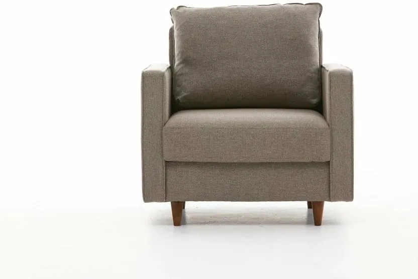 Karrige një vendëshe Atelier del Sofa, Eva, krem - 6