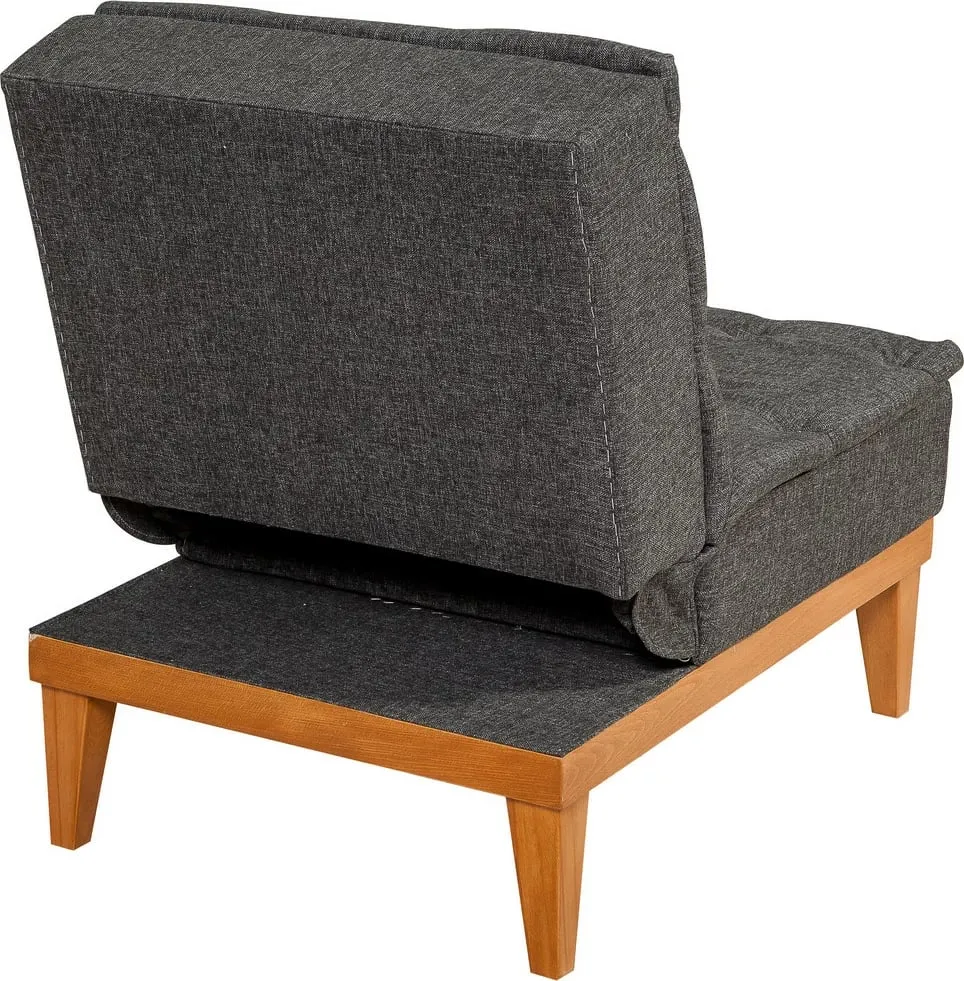Karrige berjer Wing, ngjyrë antracit, Atelier del Sofa, Fuoco - 4