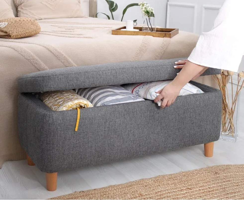 Puf Rocio, ngjyrë gri e errët, Atelier del Sofa - 2