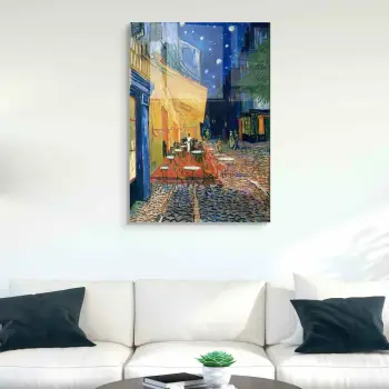 Pikturë dekorative prej xhami të temperuar, shumëngjyrëshe, Wallity 2292, 70x100cm
